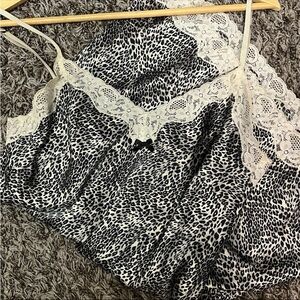 Vintage VS leopard Slip Dress